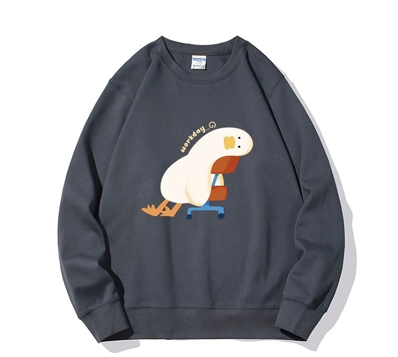 Duck Workday Funny Sweatshirt Unisex